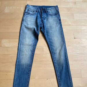 Six week Residency BNWOT skinny jeans sz 34 button fly vintage indigo
